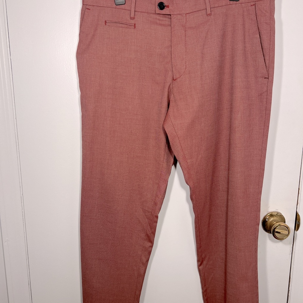 Zara Man.  USA Size 36 Slim Fit Pants with Front Zip button closure